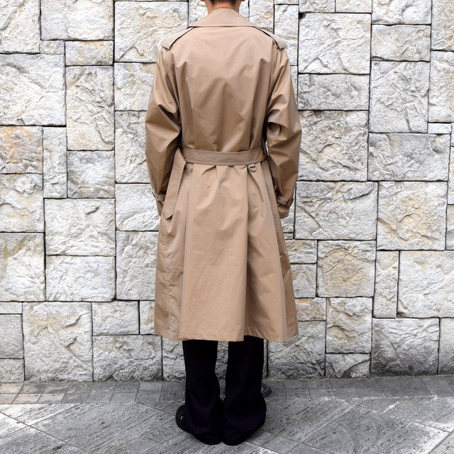 【2020 SS】AURALEE(オーラリー)/ FINX POLYESTER BIG TRENCH COAT -BEIGE- #A20SC01FP(5)