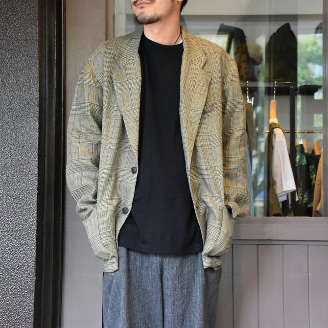 【2020 SS】COMOLI (コモリ) ウール天竺 半袖クルー#R01-05014 -NAVY-(5)