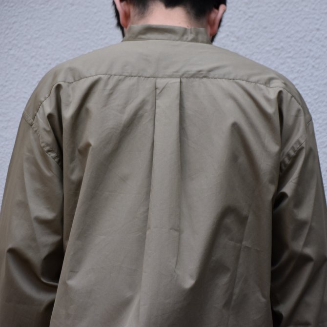 【2020 SS】 Cristaseya(クリスタセヤ)/LIGHT COTTON PAJAMA SHIRT-Light khaki- #02DA-C(5)