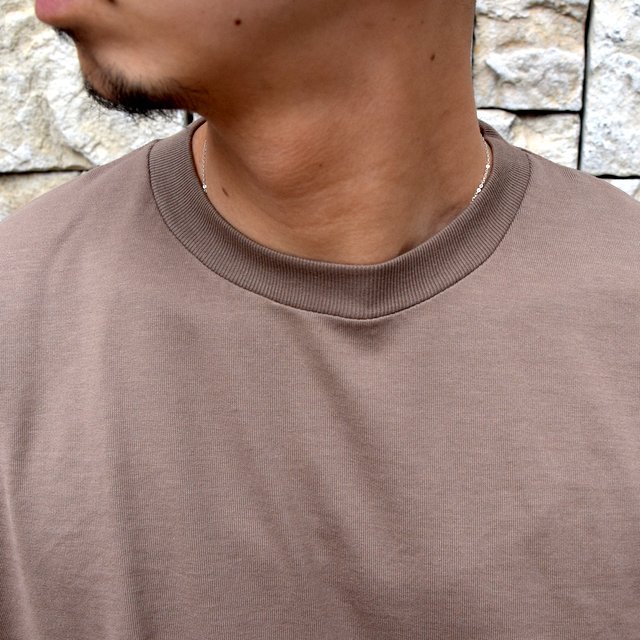 【2020 SS】AURALEE(オーラリー)/ LUSTER PLAITING TEE -L.BROWN- #A20ST02GT(5)