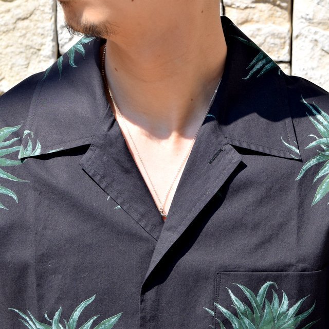 【2020 SS】blurhms(ブラームス) / OPEN COLLAR SHIRT S/S -PLANT- #BHS-20SS018CP(5)