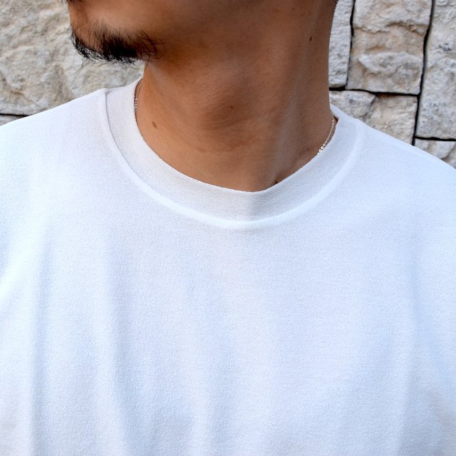 【2020】AURALEE(オーラリー)/ HARD TWIST AMUNZEN DOUBLE CLOTH TEE -WHITE- #A20ST01KN(5)