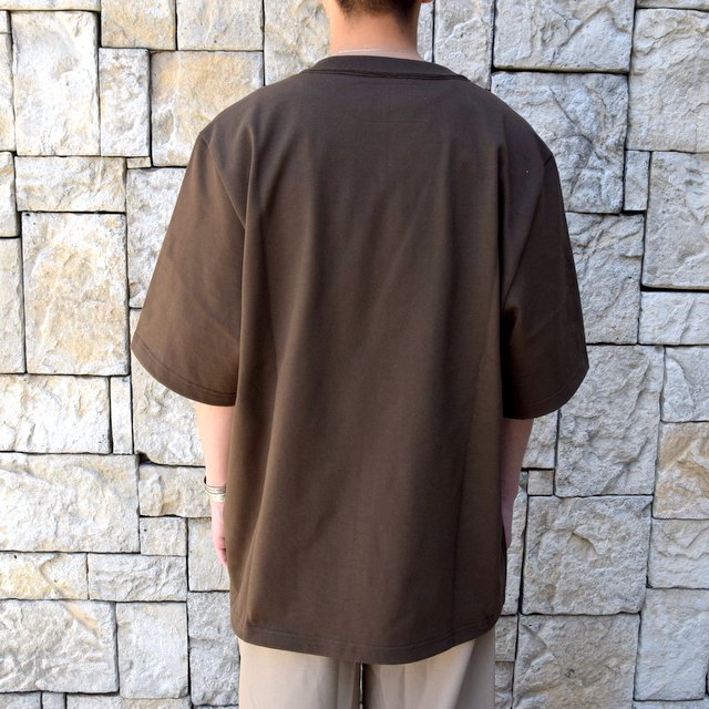 CAMIEL FORTGENS(カミエル フォートゲンス)/ T-SHIRT COTTON -BROWN-(5)