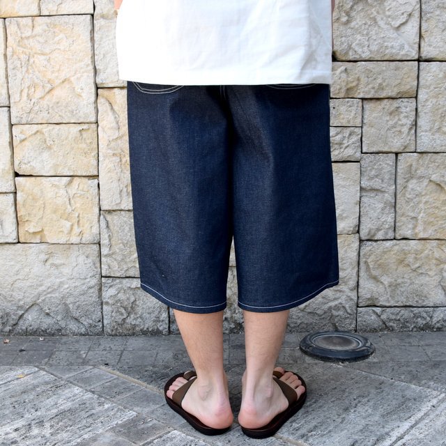 【2020 SS】CAMIEL FORTGENS(カミエル フォートゲンス)/ 2/3 DENIM SHORTS -DARK BLUE- #090504(5)