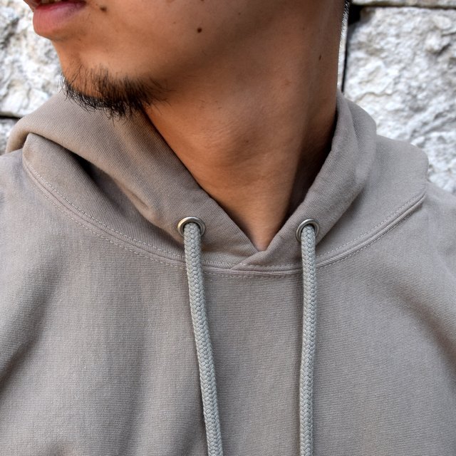 AURALEE(オーラリー)SUPER MILLED SWEAT P/O PARKA -KHAKI GRAY- #A20AP01SM(5)