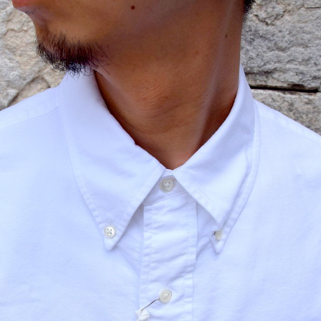 【2020】Graphpaper (グラフペーパー)/ OXFORD L/S B.D BOX SHIRT -WHITE- #GM203-50112B(5)