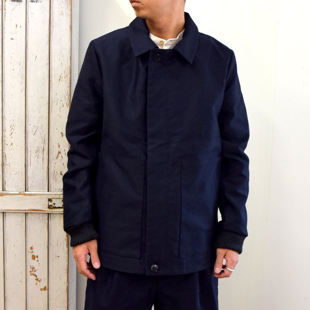 FRANK LEDER(フランクリーダー)/ MOLESKIN ZIP JACKET -NAVY- #0122044(5)