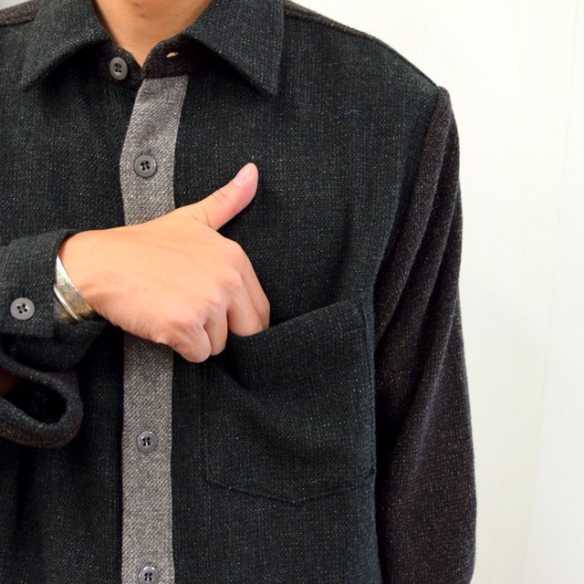 FRANK LEDER(フランクリーダー)/ VINTAGE FABRIC EDITION SHIRT -GREEN- #0126070(5)
