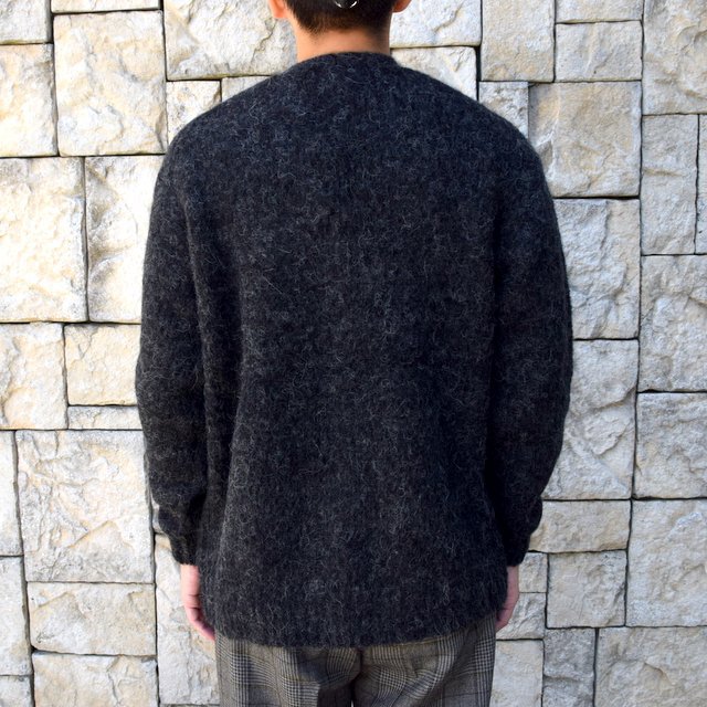 AURALEE(オーラリー)/ ALPACA WOOL SUPER LIGHT KNIT BIG CARDIGAN -TOP CHARCOAL- #A20AC01AW(5)