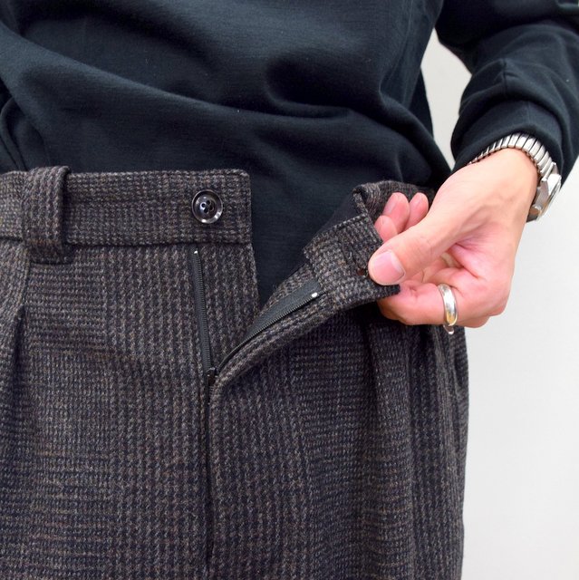 YOKE(ヨーク)/ SHETLAND WOOL FRENCH GURKHA TROUSERS -GLENCHECK- #YK20AW0132P(5)