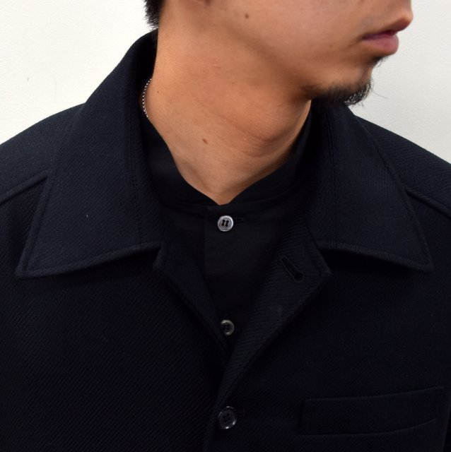 山内 (やまうち)/ Dead Stock Silk Shirt Jacket -BLACK- #20a32-A(5)
