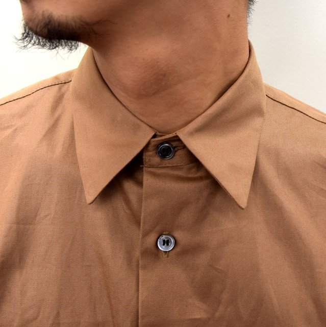 E. TAUTZ(イートウツ)/ LINEMAN SHIRT -BROWN- #6311802001(5)