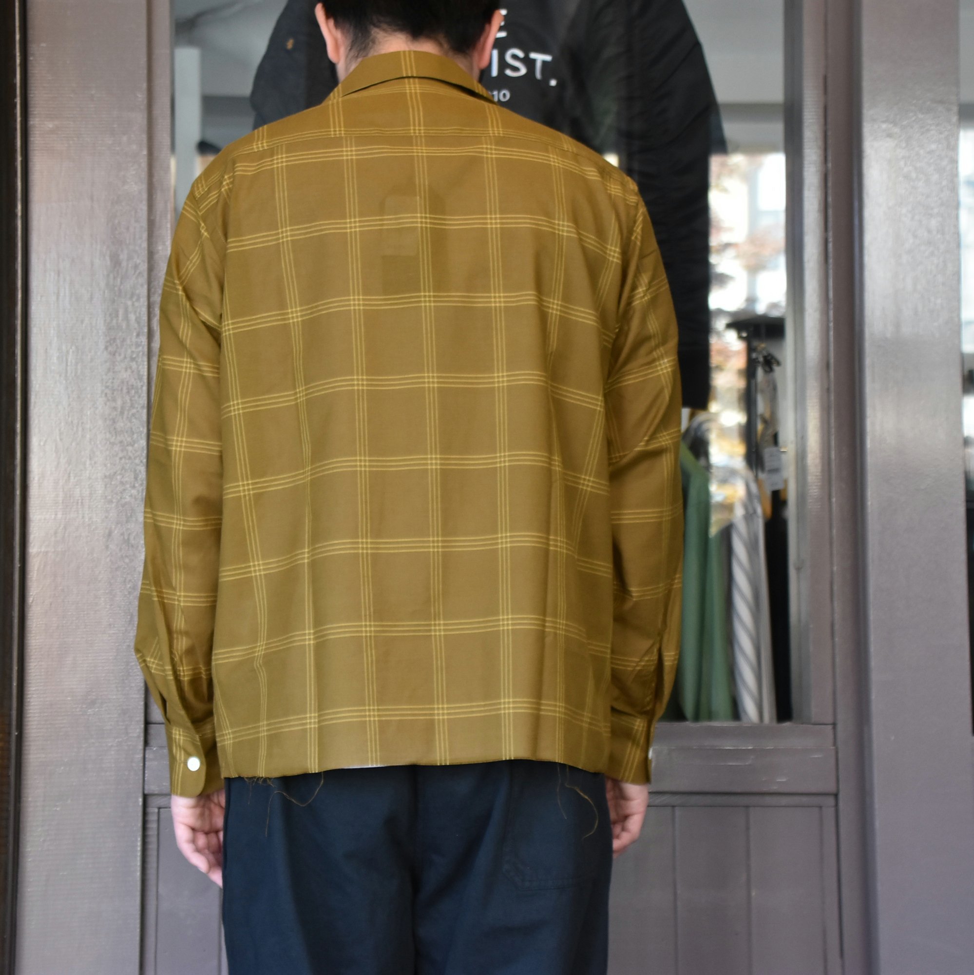 【40% off sale】NEEDLES(ニードルス) C.O.B. ONE-UP SHIRT C/S PLAID -BROWN-#IN170(5)