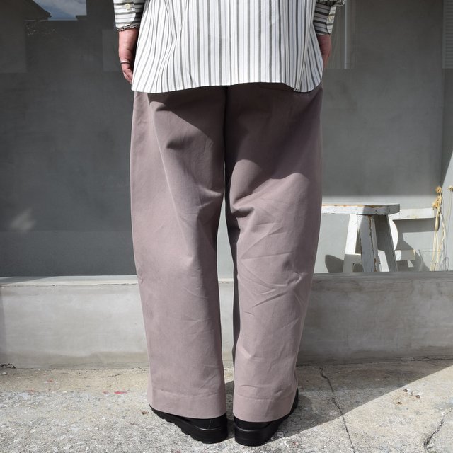 STUDIO NICHOLSON(スタジオニコルソン)/ PEACHED COTTON TWILL -CLAY- #SNM-351(5)