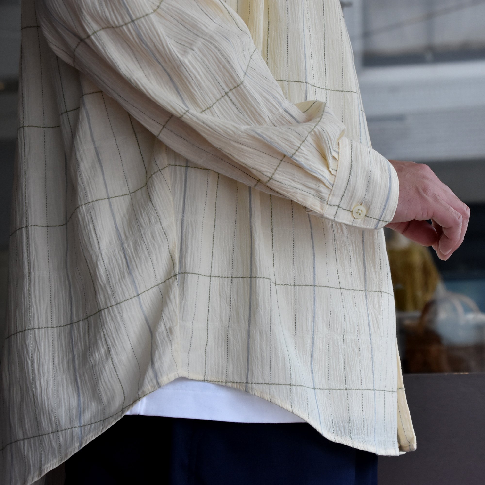 【40% off sale】 AiE(エーアイイー)/PAINTER SHIRT-COTTON GAUZE PLAID- #IN532(5)