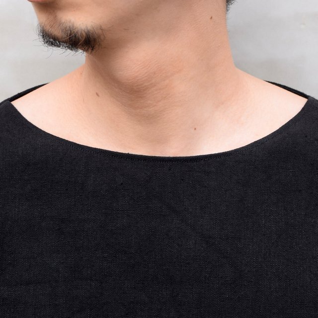 SUS-SOUS (シュス)/ SLEEPING SHIRTS -BLACK- #05-SS01410(5)