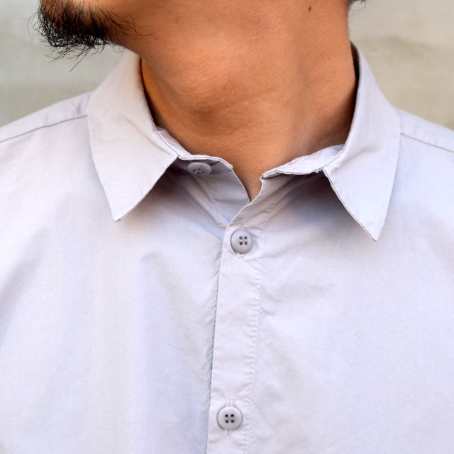 toogood(トゥーグッド)/ THE DRAUGHTSMAN SHIRT POPLIN -PALE SLATE- (5)