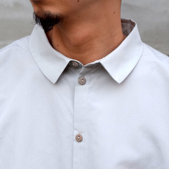 toogood(トゥーグッド)/ THE GARDENER SHIRT SHORT POPLIN -CELADON-(5)