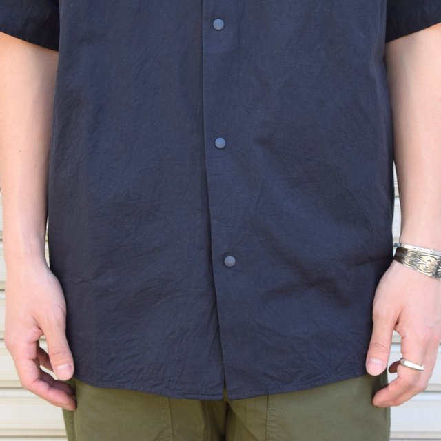YAECA(ヤエカ) コンフォートシャツ ワイドスクエア S/S #11139NVY(5)