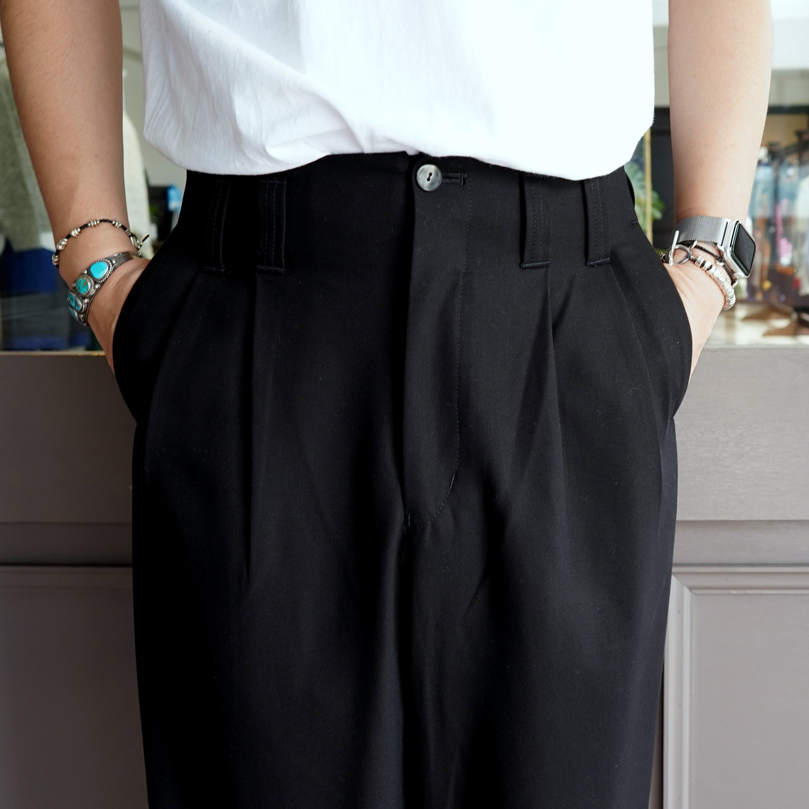 amachi.(アマチ) Elevation Pants -Black- #AY9-23(5)