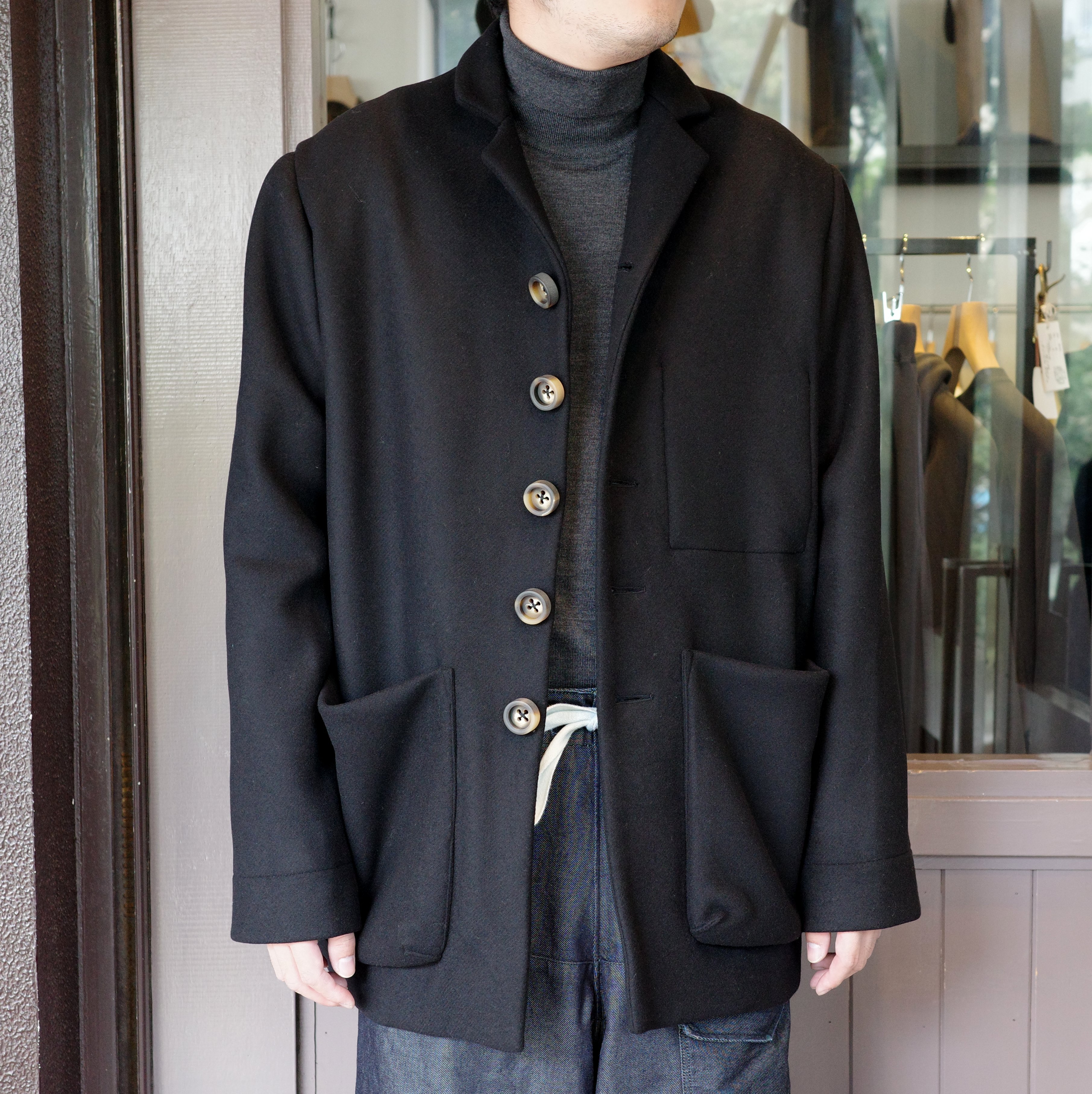 toogood(トゥーグッド)/THE PHOTOGRAPHER JACKET(LAMBSWOOL FELT) -FLINT- #JK-01(5)