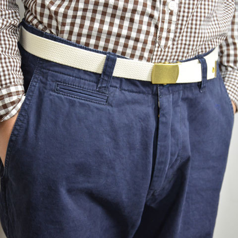 MASTER&Co.(}X^[AhR[) CHINO PANTS with BELT -(39)NAVY-yZz(6)
