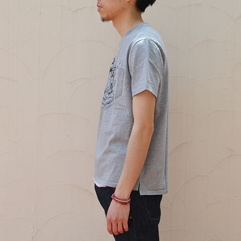 【30% off sale】FUNG(ファング) POCKET T-SHIRT(PizzaMix) -2色展開- (6)