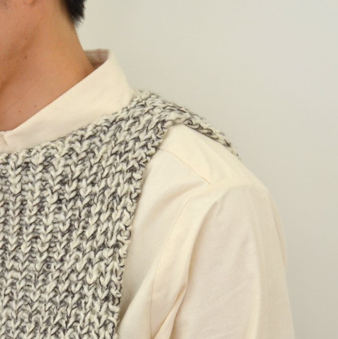 TENDER Co.(テンダー) VOE SLIPOVER -ECRU×BROWN- #761(6)