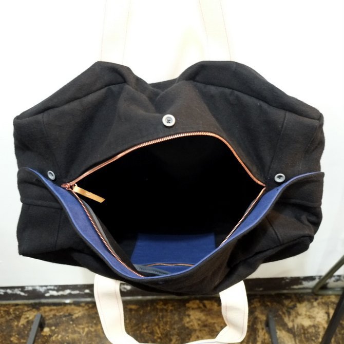 【2016 AW】【2017 SS】FRANK LEDER(フランク リーダー) Deutschleder Boston Bag - BLACK - #0820137(6)