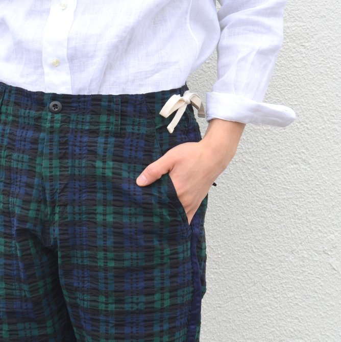 KENNETH FIELD (ケネスフィールド) CEREMONY TROUSER PLAIDS -BLACKWATCH- #17SS-46(6)