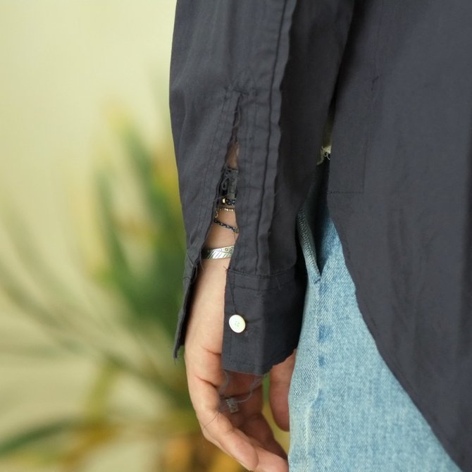 【2017 SS】TAKAHIRO MIYASHITA The SoloIst.(タカヒロミヤシタ ザ ソロイスト) tunic shirt -NAVY- #sws0008SS17(6)