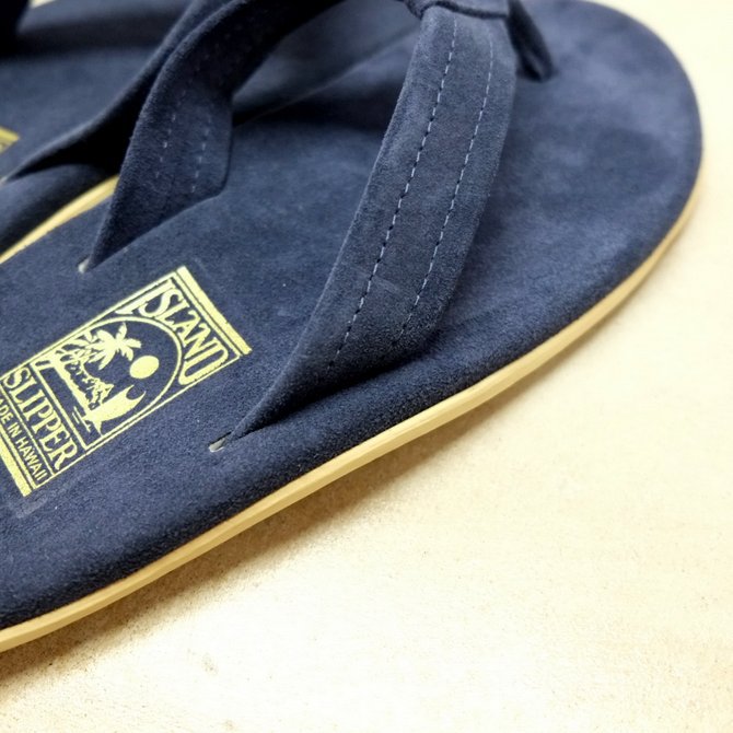 ISLAND SLIPPER (アイランドスリッパー) Men's Thong -NAVY SUEDE-(6)