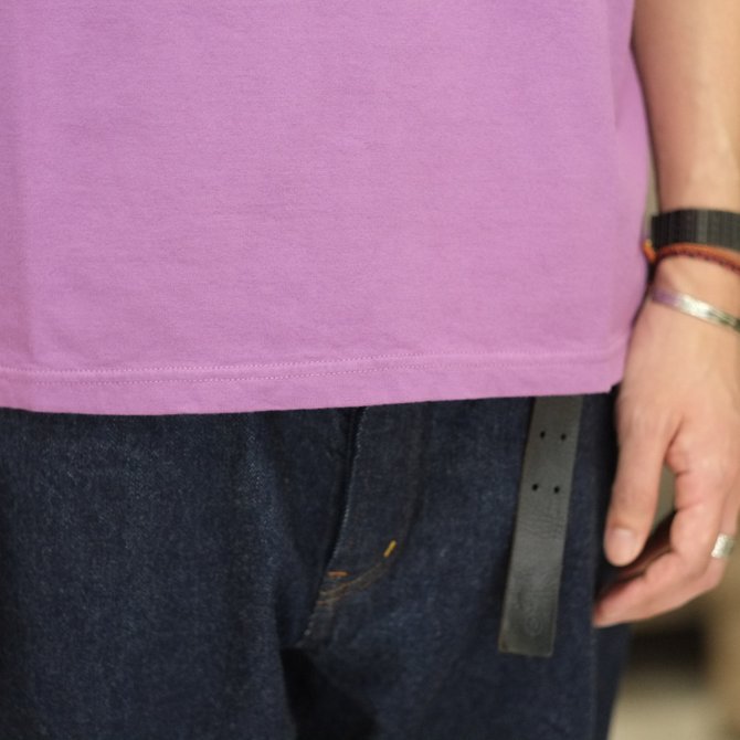 【2018 SS】AURALEE(オーラリー)/ SOFT CORD BIG TEE -PURPLE- #A8ST02MT(6)