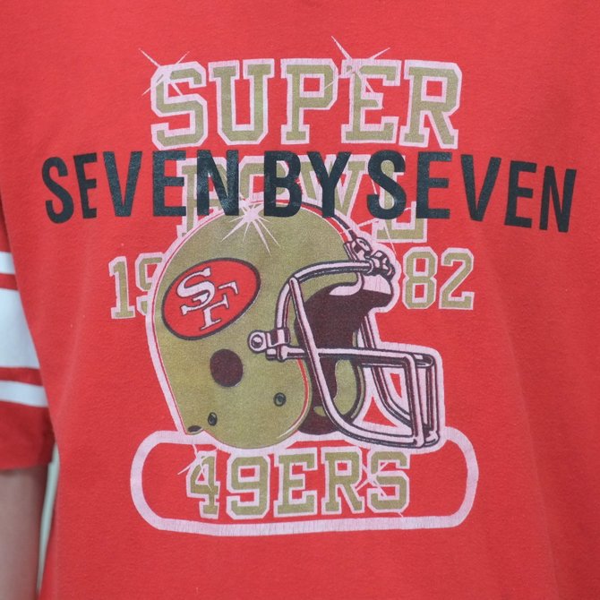 【2018 SS】7 × 7 / seven by seven ( セブン バイ セブン ) REWORK LOGO T-SHIRT -ASSORT- #SBSS18RLTS(6)