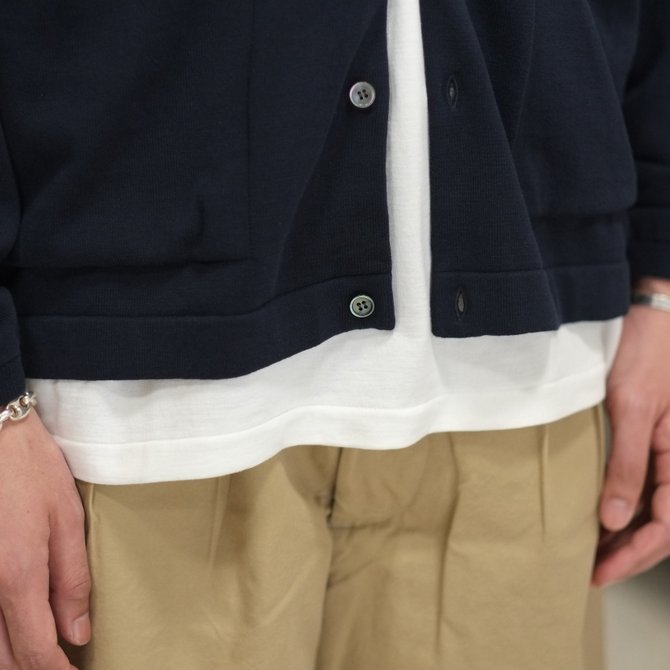 【2018 SS】crepuscule(クレプスキュール) Knit Shirt -NAVY- #1801-005(6)