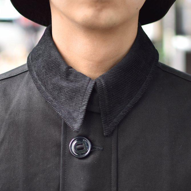 【30% OFF SALE】 MONITALY(モニタリー)/ MILITARY HALF COAT TYPE-B -VANCLOTH SATEEN BLACK- #M24003(6)