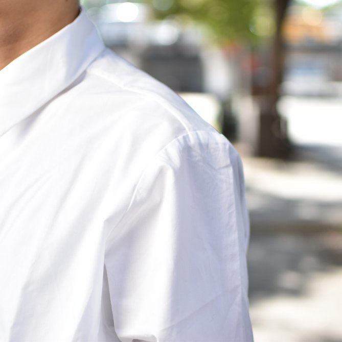 【2018 AW】 CAMIEL FORTGENS(カミエル フォートゲンス)/LONG SHIRT SHIRTING -WHITE- #CAMIEL-634(6)