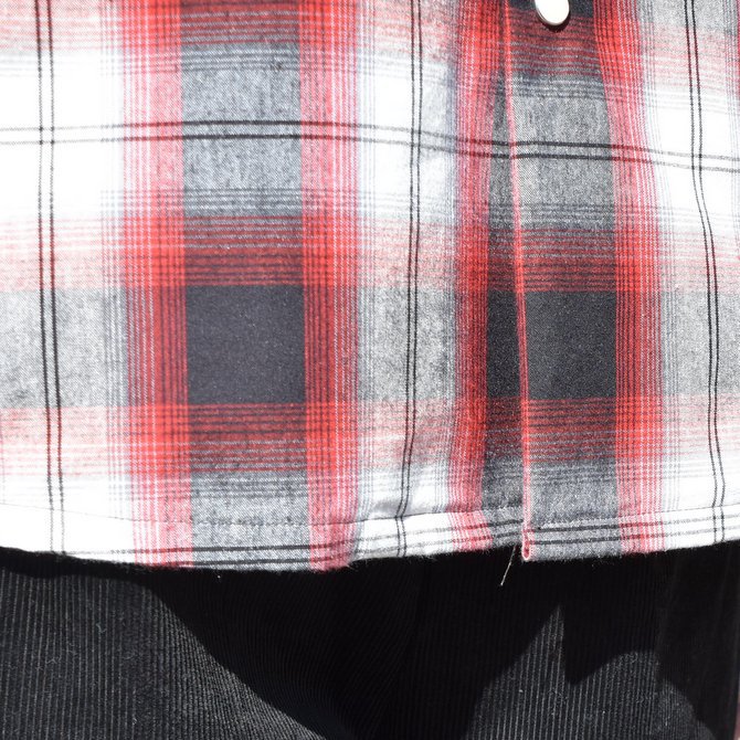 【40% off sale】【2018 AW】TAKAHIRO MIYASHITA The SoloIst.(タカヒロミヤシタ ザ ソロイスト) Work Shirt -BLACK x RED- #sws0011baw18(6)