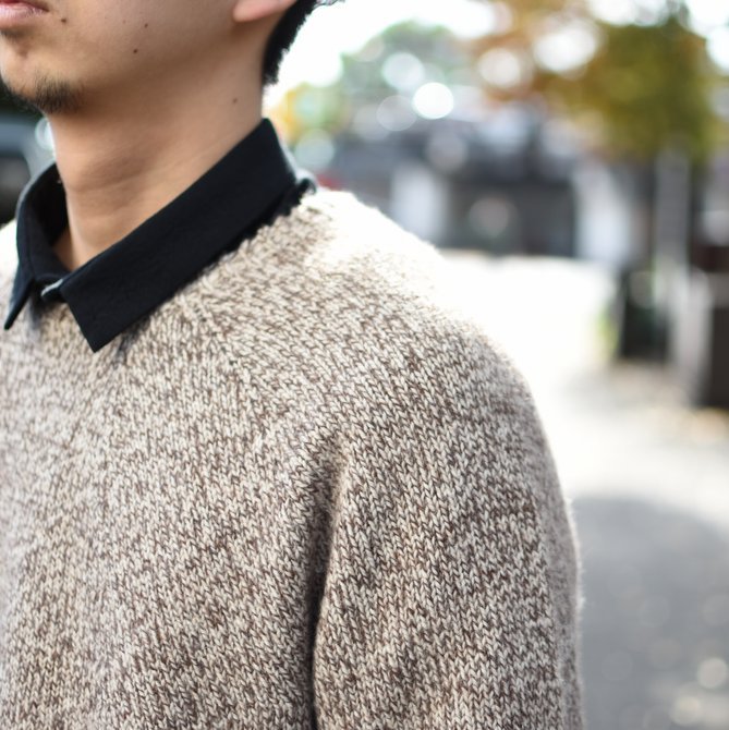 【2018 AW】 too good(トゥーグッド) / THE EXPLORER JUMPER CASHMERE KNIT -SAND- #61101210(6)