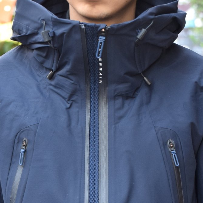 DESCENTE ALLTERRAIN(オルテライン)/ACTIVE SHELL JACKET -NAVY- #DAMMGC45(6)