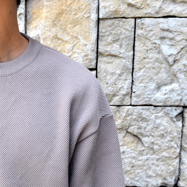 y2019 SSzcrepuscule(NvXL[) Round Knit 7 -GRAYBEIGE- #1901-005(6)