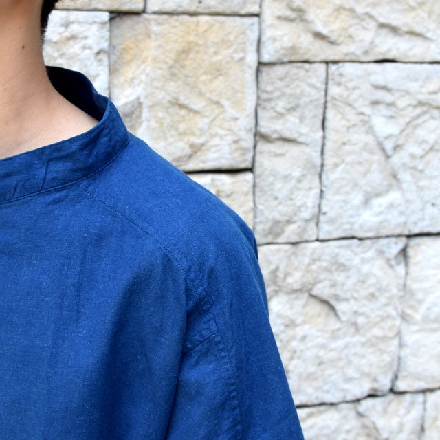 【2019 SS】MITTAN(ミッタン)/ 竹プルオーバー ロング -藍- #SH-18C(6)