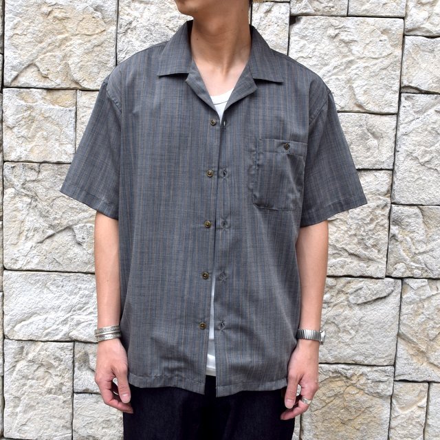 y2019 SSzBROWN by 2-tacs (uEoCc[^bNX)  OPEN COLLAR SHIRTS-GRAY- #B21-S002(6)