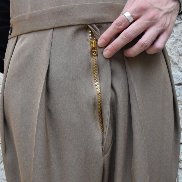 【2019 AW】NEAT(ニート)/ WOOL HIGHT DENSITY GABARDINE Overall -CAMEL-#19-02WGO(6)