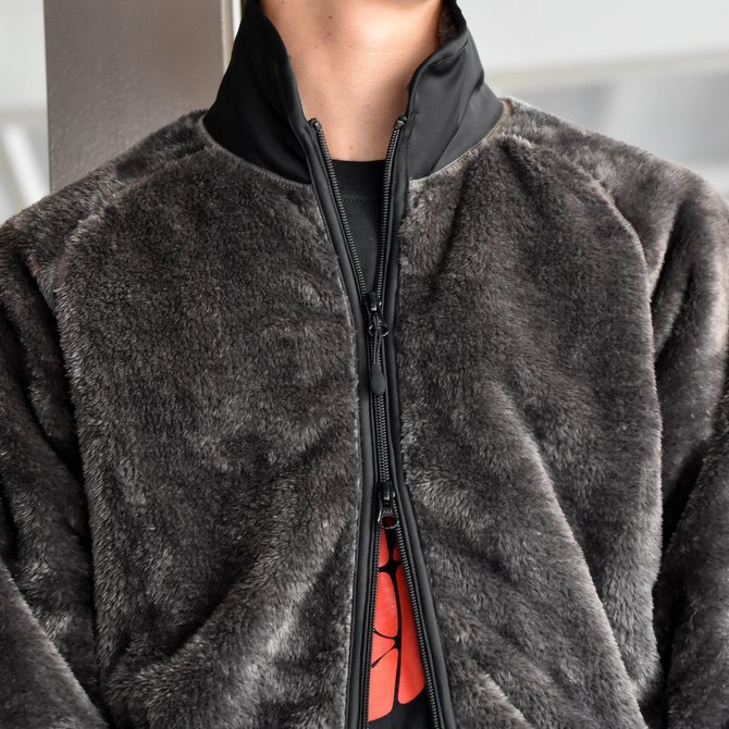NEEDLES(ニードルス) PIPING JACKET-MICRO FLEECE-2COLOR/GRAY/BLACK #FK261(6)