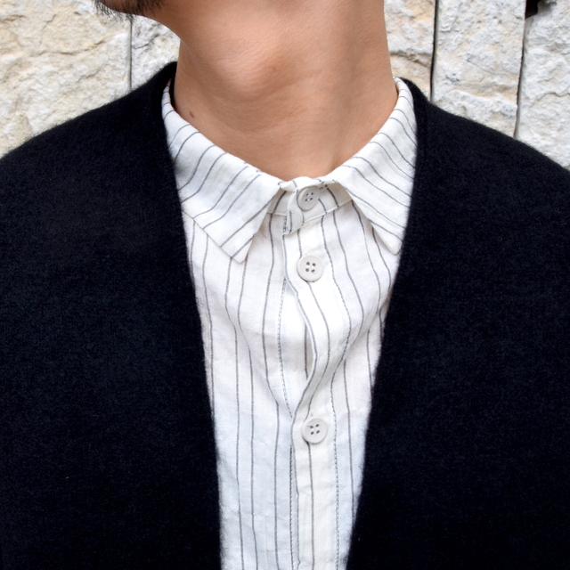 【2019 AW】 too good(トゥーグッド) / THE POET CARDIGAN CASHMERE WOOL KNIT-FLINT- #61101210(6)