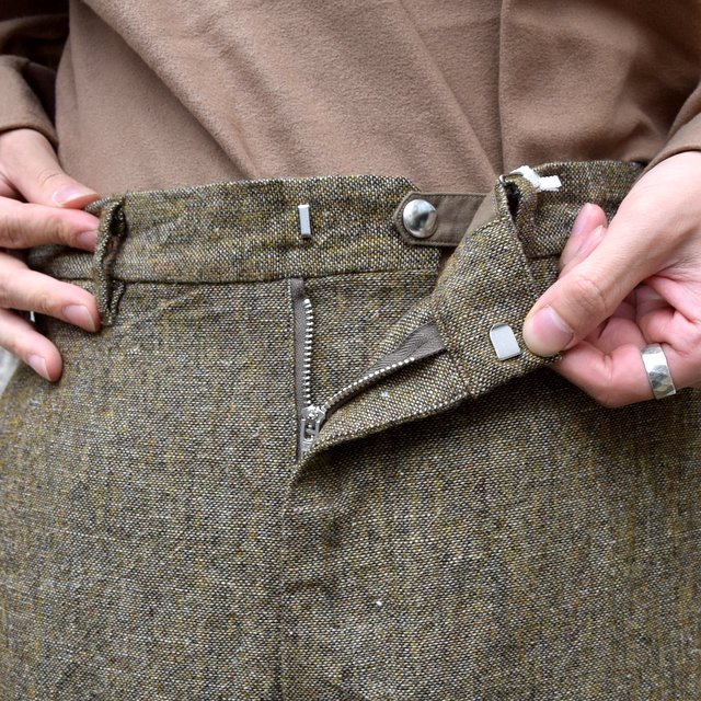 【30% off sale】【2019 AW】Graphpaper(グラフペーパー)/Tweed Kibata Pants -LEAF-#GM193-40047(6)