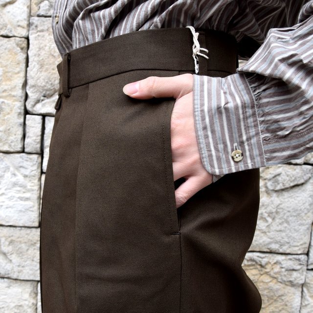 【2020 SS】NEAT(ニート)/ HOPSACK ''WIDE'' -KHAKI- #20-01HSW-KH(6)