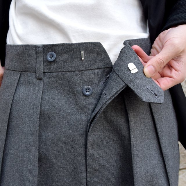 【2020 SS】NEAT(ニート)/ HOPSACK ''WIDE'' -GRAY- #20-01HSW-GR(6)