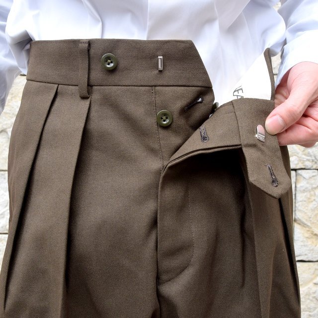 【2020 SS】NEAT(ニート)/ HOPSACK ''TAPERED'' -KHAKI- #20-01HST-KH(6)
